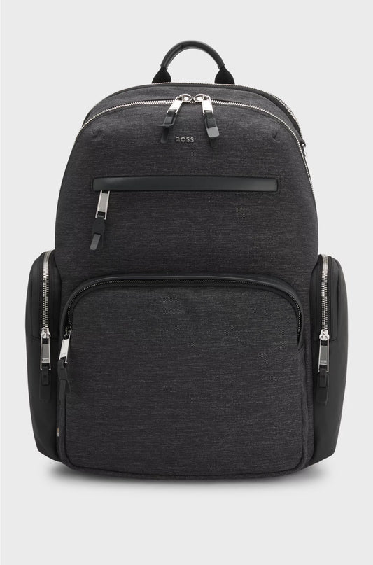BACKPACK WITH CONTRAST SIDE POCKETS
