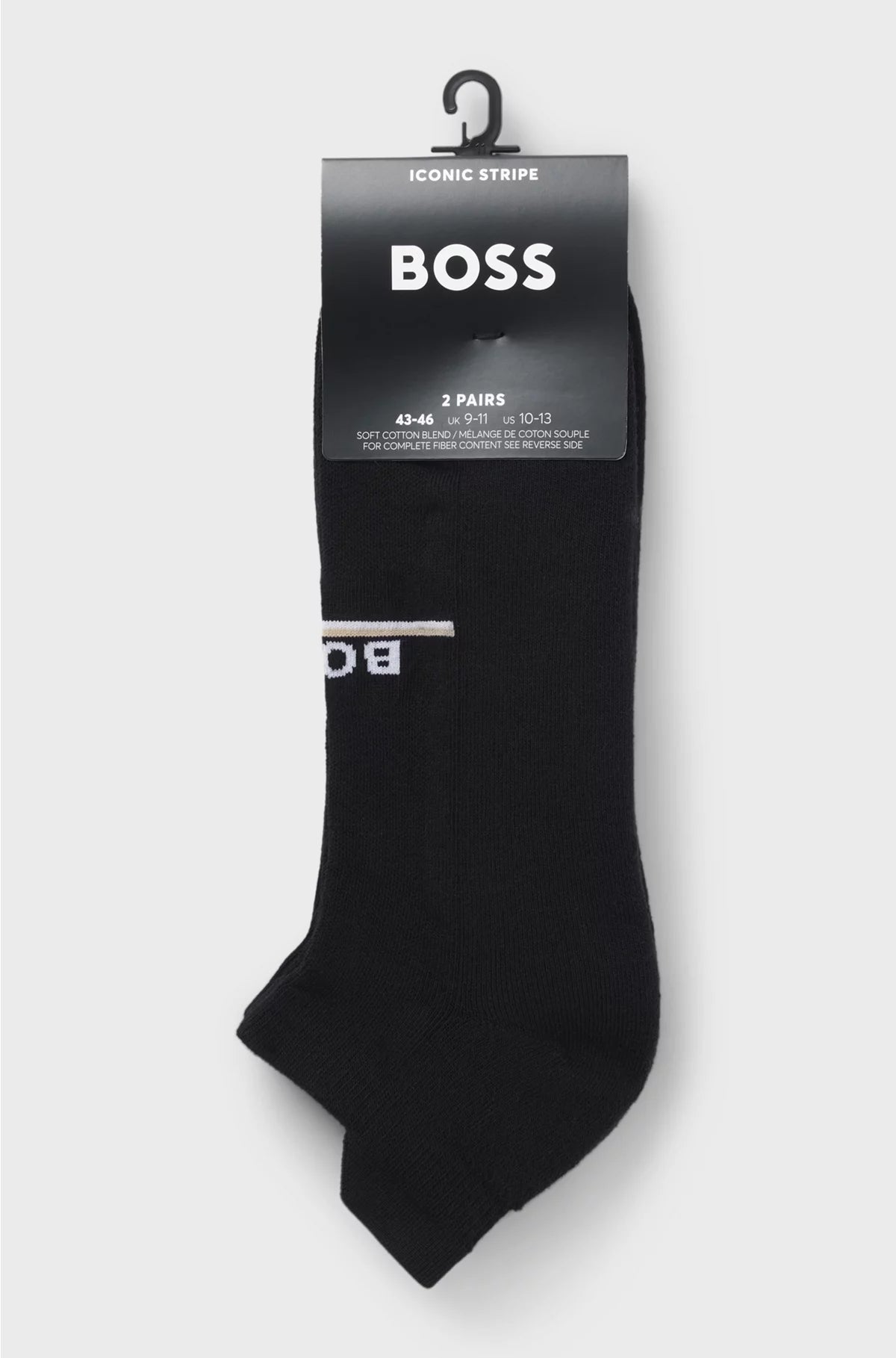 TWO-PACK OF ANKLE-LENGTH SOCKS WITH LOGOS